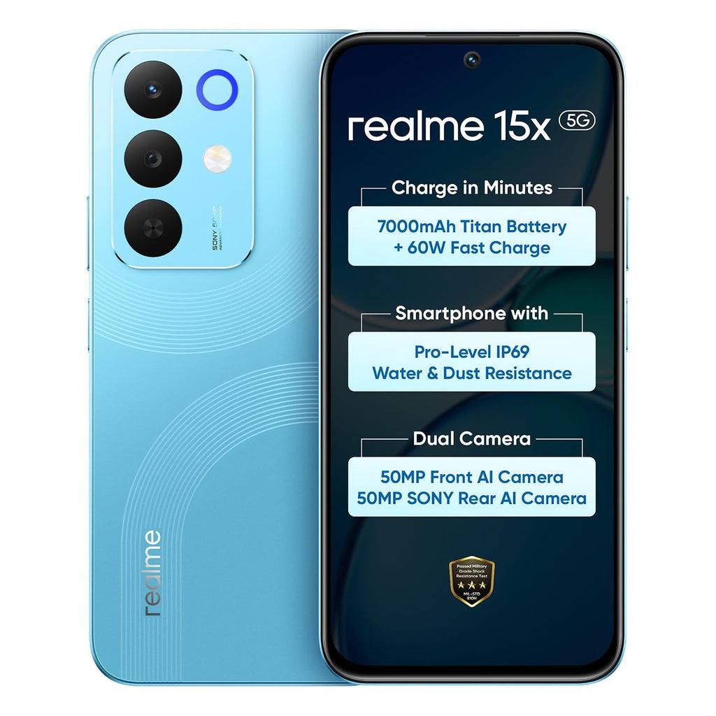 REALME -RMX5250 15X 5G 6GB 128GB AQUA BLUE