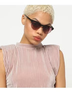 Sunglasses - Fastrack Pink Clubmaster Sunglasses For Women |Lightweight Sunglasses | Summer Sunglasses Women | Outdoor Eyewear | Casual Sunglasses | Street Style Sunglasses | Girls Sunglasses | Clubmaster Frame