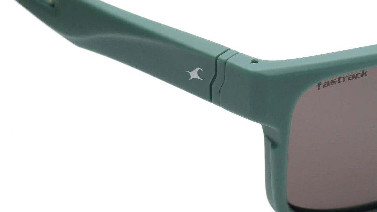 Sunglasses - Fastrack Grey Wayfarer Polarized Sunglasses for Men | Outdoor polarized sunglasses men | UV protection wayfarer sunglasses | Stylish men’s Fasstrack sunglasses | Fastrack men’s eyewear