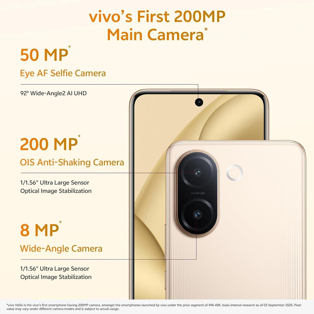 VIVO -  V60E 5G 8GB 128GB NOBLE GOLD