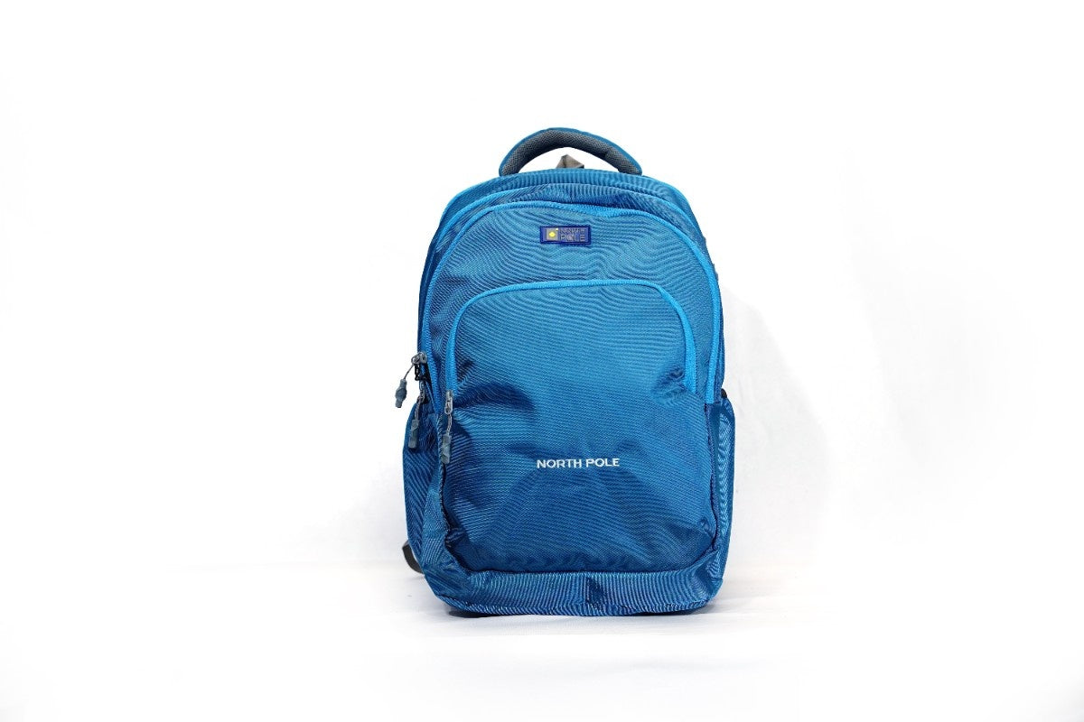 North Pole| Destello Backpack - (Blue) |Water resistant backpack | Stylish blue backpack  |Comfortable shoulder strap backpack | Strong zipper backpack | Spacious backpack|