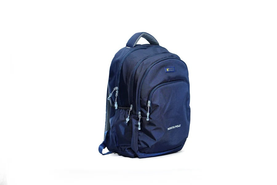 North Pole| Destello Backpack - (Blue) |Water resistant backpack | Stylish blue backpack  |Comfortable shoulder strap backpack | Strong zipper backpack | Spacious backpack|