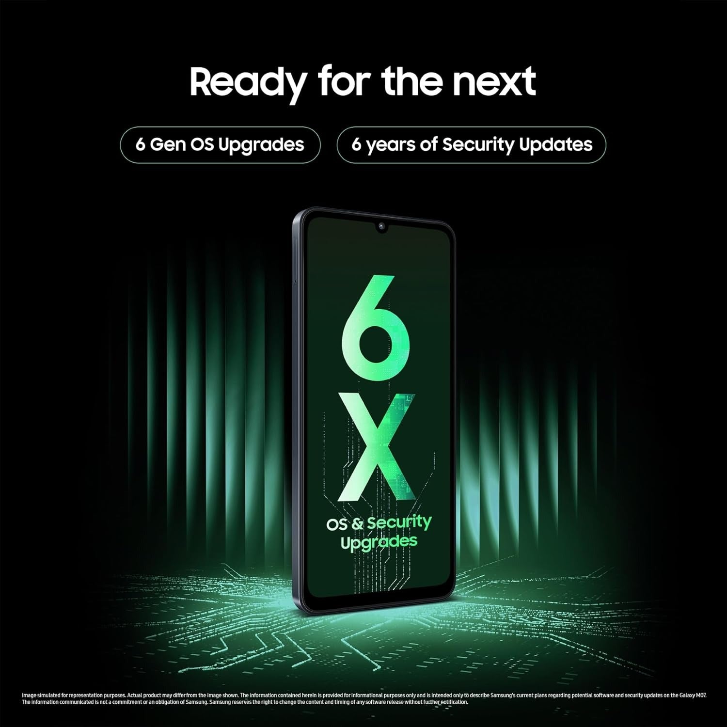 SAMSUNG -  M075F GALAXY M07 4GB 64GB BLACK