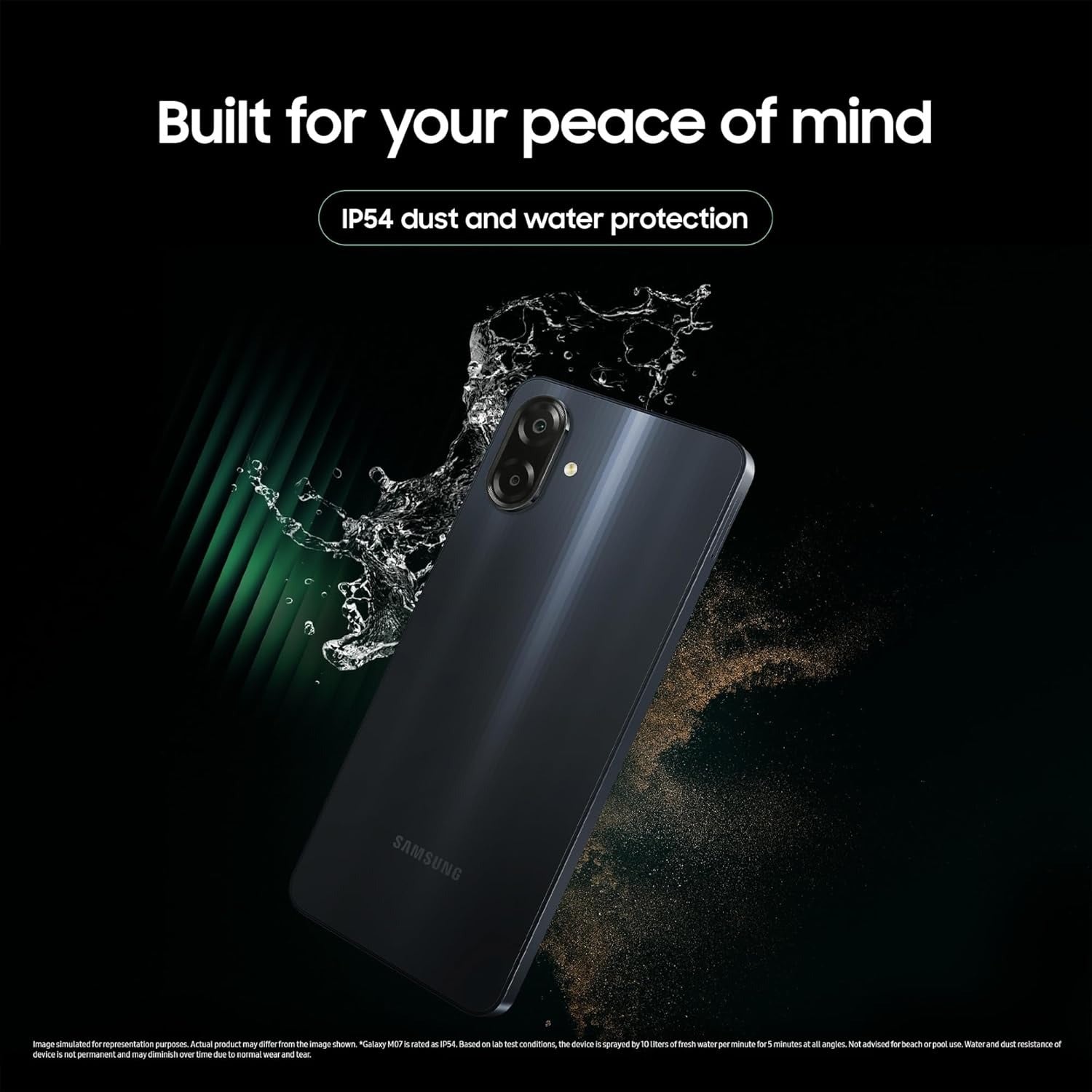 SAMSUNG -  M075F GALAXY M07 4GB 64GB BLACK