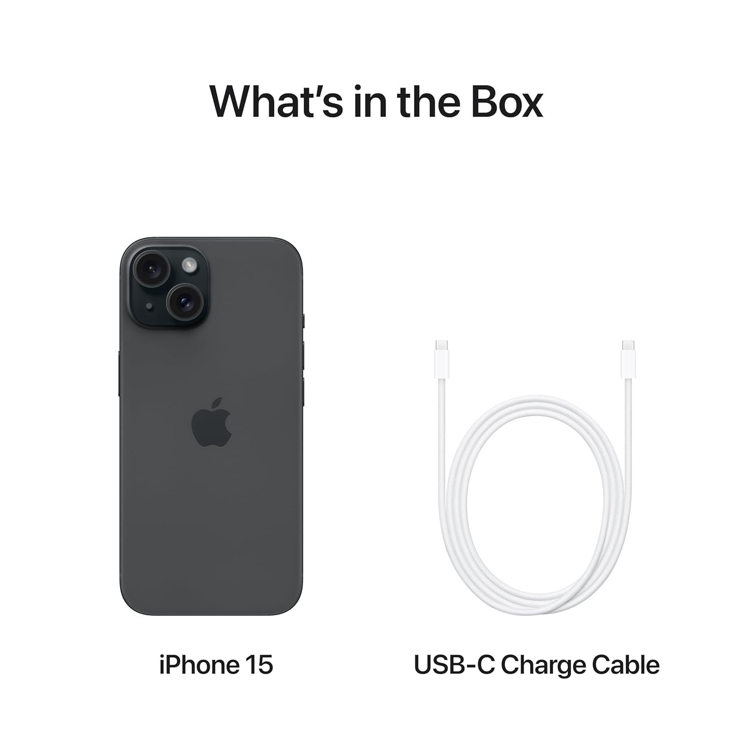 APPLE -  15 128GB BLACK