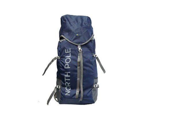 North Pole| EXPLORE 50L RUCKSACK - (NAVY BLUE ) | Adventure Travel Backpack | Camping Rucksack Bag | Outdoor Rucksack Navy Blue | Mountain Trekking Bag | Weekend Travel Backpack