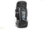 North Pole| WAYFARER 80L RUCKSACK - ( BLACK ) Adventure trekking rucksack | Camping backpack 80 litre  | Travel rucksack for men  |Travel rucksack for women  |Black trekking bag | Long trip backpack Mountaineering rucksack