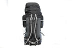 North Pole| WAYFARER 80L RUCKSACK - ( BLACK ) Adventure trekking rucksack | Camping backpack 80 litre  | Travel rucksack for men  |Travel rucksack for women  |Black trekking bag | Long trip backpack Mountaineering rucksack