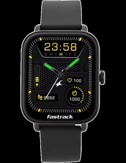 Fastrack Reflex Vox Unisex Smart Watch With Silicone Strap