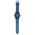 Fastrack Space Rover Quartz Analog Blue Dial Silicone Strap Unisex Watch