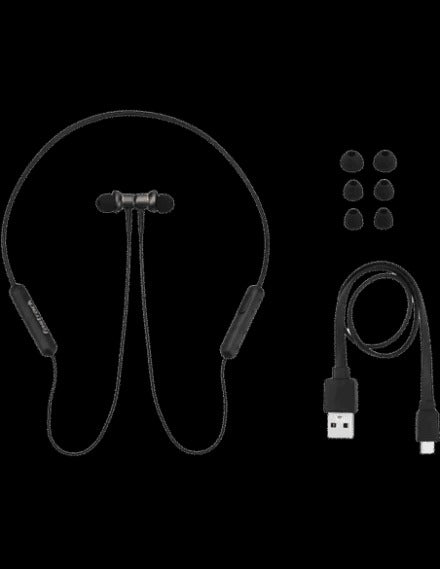 Neckband Earphones - Fastrack Reflex Tunes FB2BKB01 Wireless Bluetooth in Ear Neckband| Bluetooth 5.0 | Wireless Bluetooth headsets | Bluetooth neckband earphones | 10 m Bluetooth range | Compatible with mobile/tablet/MP3 player