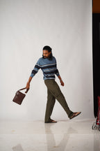 North Pole| SLING BAG - OXFORD SLING BAG- Brown |Brown Oxford travel sling bag  Casual Oxford brown sling bag | Brown Oxford everyday sling bag | Lightweight Oxford sling bag brown | Oxford brown sling bag with pockets | Durable Oxford sling bag brown