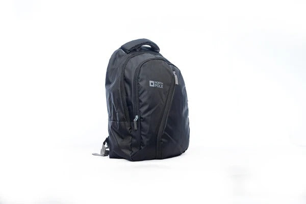 North Pole| STREAM BACK PACK/LAPTOP-Black -Black backpack for laptop | Stream backpack for office and college | Durable laptop backpack black  |Stream backpack with multiple compartments  |Waterproof laptop backpack black
