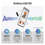 SAMSUNG -  A366E GALAXY A36 5G 8GB 128GB WHITE