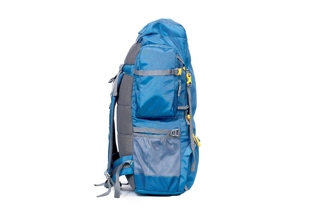 North Pole| WANDERLUST 90 RUCKSACK-SEA BLUE | Large capacity Wanderlust 90 Sea Blue backpack | Wanderlust 90 Rucksack for trekking and travel | Lightweight Sea Blue Wanderlust 90L rucksack | Durable travel backpack Wanderlust 90 Sea Blue