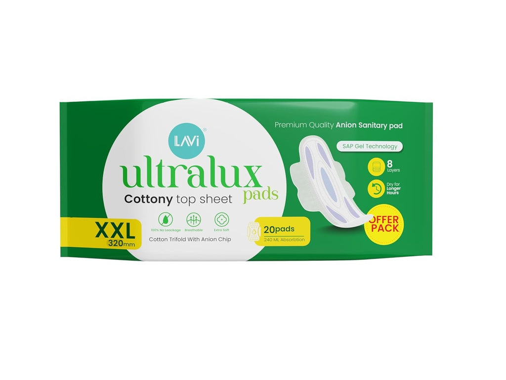 Ultralux Cotton sanitary pad XXL - 20 UNITS