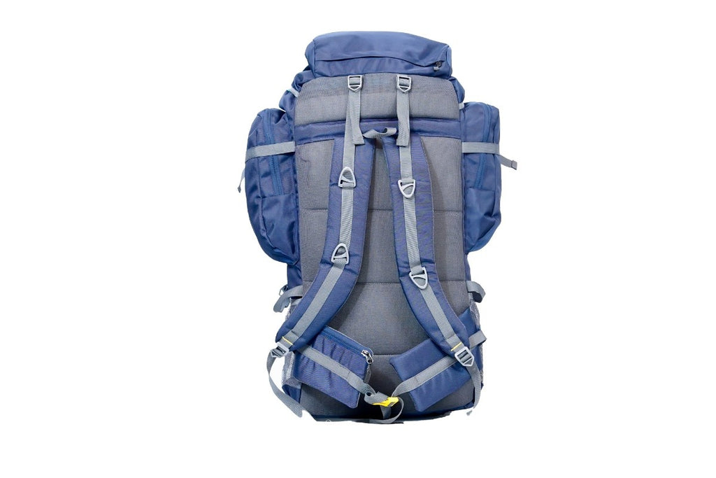 North Pole| WANDERLUST 90 RUCKSACK-NAVY BLUE | Waterproof Navy Blue Rucksack | Durable Hiking Backpack for Men and Women | Lightweight Navy Blue Trekking Bag  |Wanderlust Adventure Backpack Navy Blue | Multi-Compartment Rucksack Navy Blue