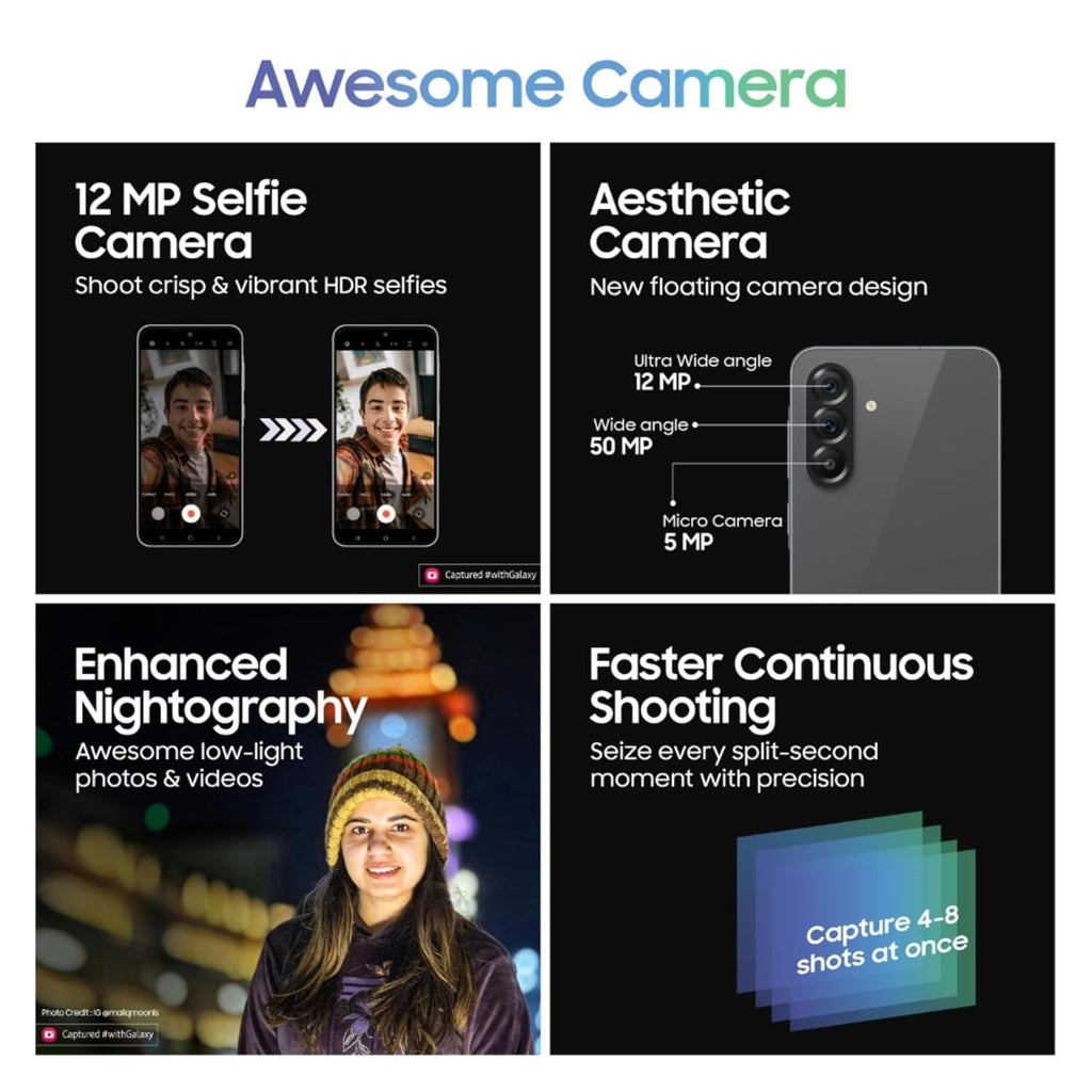 SAMSUNG - A566E GALAXY A56 5G 12GB 256GB GRAPHITE