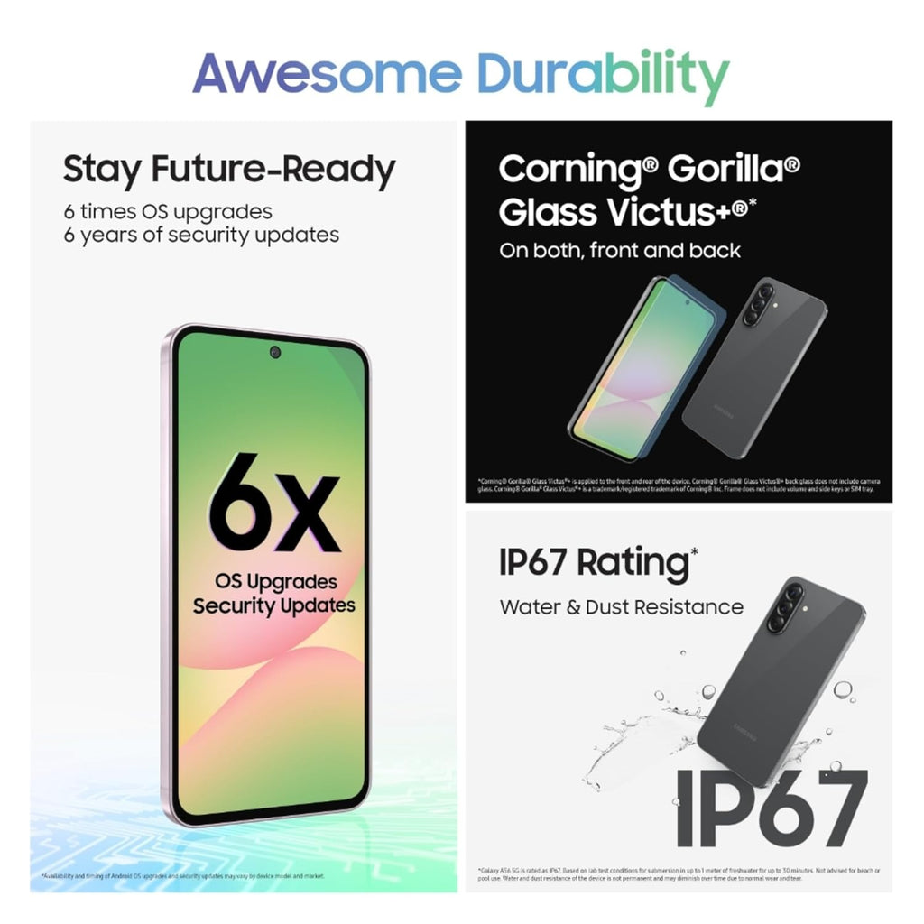 SAMSUNG - A566E GALAXY A56 5G 12GB 256GB GRAPHITE