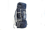 North Pole| WAYFARER 80L RUCKSACK ( NAVY BLUE ) -Comfortable Trekking Pack | Breathable Back Support | Durable Outdoor Backpack | Heavy-Duty Travel Bag | Long Trip Bag | Weekend Trip Rucksack