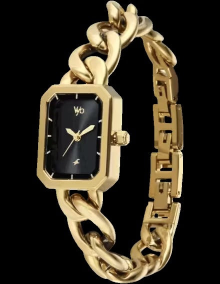 Fastrack Vyb 6.0 Charmer Quartz Black Shaped Dial Women's Watch