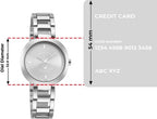 Fastrack Stunners Quartz Analog Silver Dial Metal Strap Watch for Women