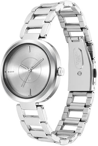 Fastrack Stunners Quartz Analog Silver Dial Metal Strap Watch for Women