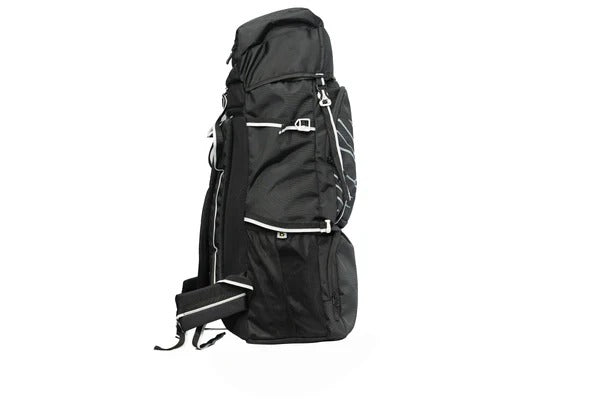 North Pole| TRKKING BAG - ZEBRA TRKKING BAG (Black) | Large Capacity Trekking Bag | Camping & Hiking Rucksack | Travel Trekking Backpack | Adventure Rucksack | Mountain Trekking Bag