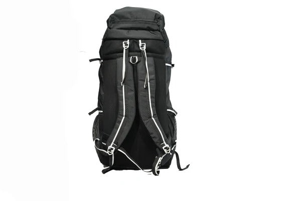 North Pole| TRKKING BAG - ZEBRA TRKKING BAG (Black) | Large Capacity Trekking Bag | Camping & Hiking Rucksack | Travel Trekking Backpack | Adventure Rucksack | Mountain Trekking Bag