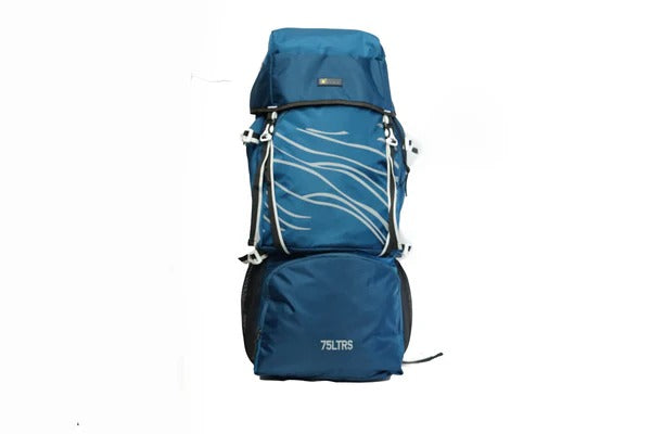 North Pole| TRKKING BAG - ZEBRA TRKKING BAG (Sea Green) | Water Resistant Trekking Bag | Adjustable Shoulder Straps Backpack | Padded Back Support Rucksack | Strong Zippers Trekking Bag | Lightweight Trekking Backpack