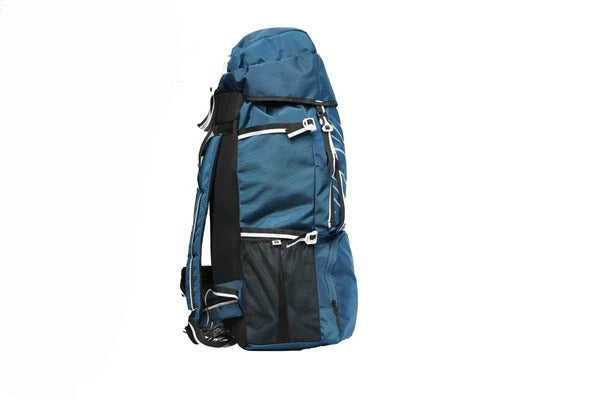 North Pole| TRKKING BAG - ZEBRA TRKKING BAG (Sea Green) | Water Resistant Trekking Bag | Adjustable Shoulder Straps Backpack | Padded Back Support Rucksack | Strong Zippers Trekking Bag | Lightweight Trekking Backpack