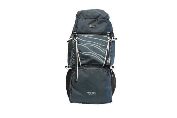 North Pole| TRKKING BAG - ZEBRA TRKKING BAG (Gray) |Bag for trekking and hiking | Backpack for camping trips | Travel bag for long journeys | Adventure sports backpack | Weekend trekking bag