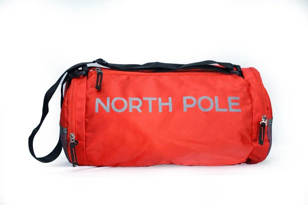 North Pole| Gym Bags - Gym Bags with shoe compartment (Meroon) |Lightweight gym bag maroon | Multi-compartment gym bag | Strong zipper gym bag | Premium fabric gym bag | Easy to carry gym bag with shoulder strap