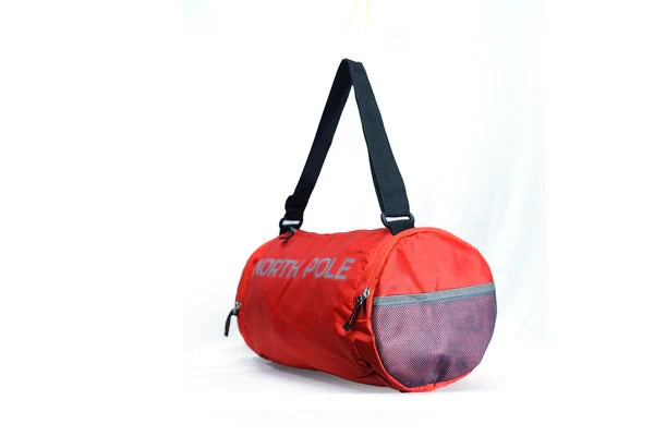 North Pole| Gym Bags - Gym Bags with shoe compartment (Meroon) |Lightweight gym bag maroon | Multi-compartment gym bag | Strong zipper gym bag | Premium fabric gym bag | Easy to carry gym bag with shoulder strap