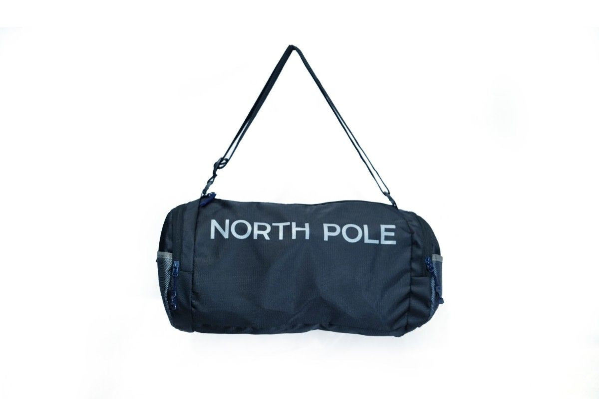 North Pole| Gym Bags- Gym Bags with shoe compartment (Black) | Gym Bag for Fitness Training | Sports Bag for Gym Yoga Travel | Workout Gym Bag with Shoe Compartment | Gym Bag for Office to Gym