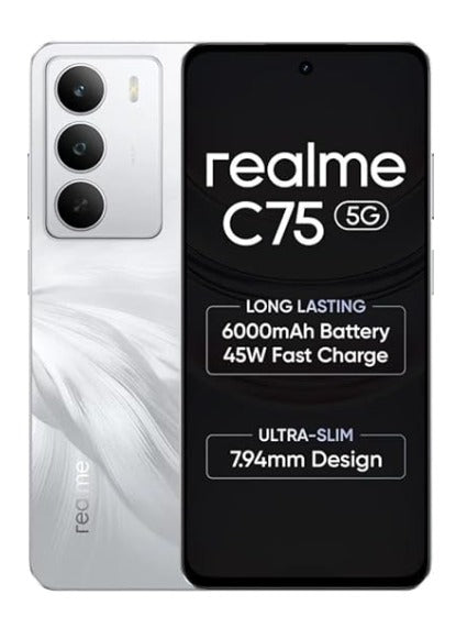 REALME - RMX3943 C75 5G 4GB 128GB LILY WHITE