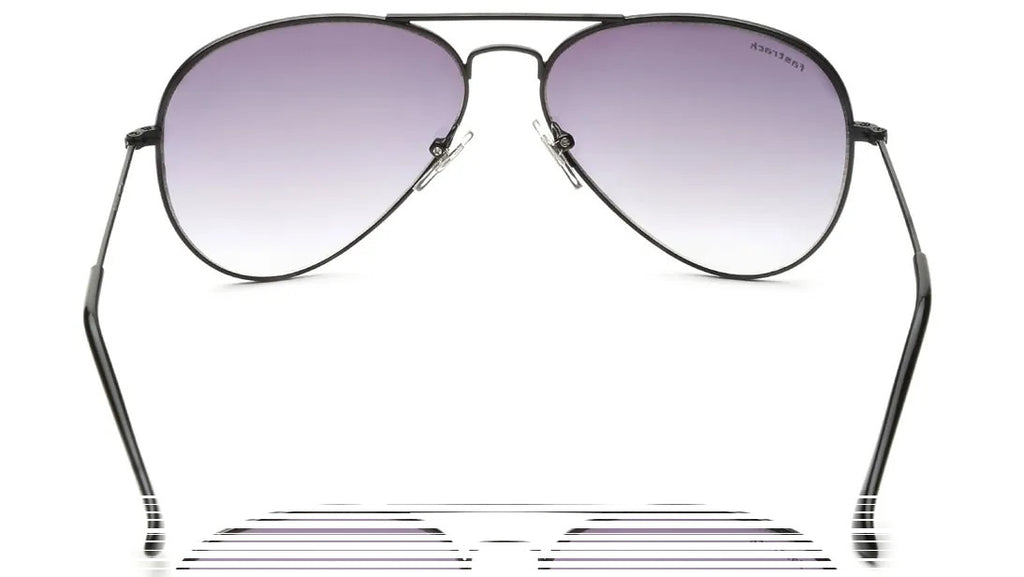 Sunglasses - Fastrack Black Aviator Sunglasses | Unisex Fastrack Aviator Sunglasses | Black Pilot Style Sunglasses Fastrack | Fastrack Aviator Shades | Fastrack Sunglasses Aviator Style