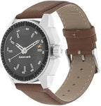 Fastrack Analog Leather-Strap Wristwatch