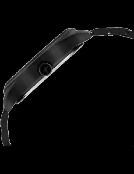 Fastrack All-Black Stainless-Steel Analog Watch