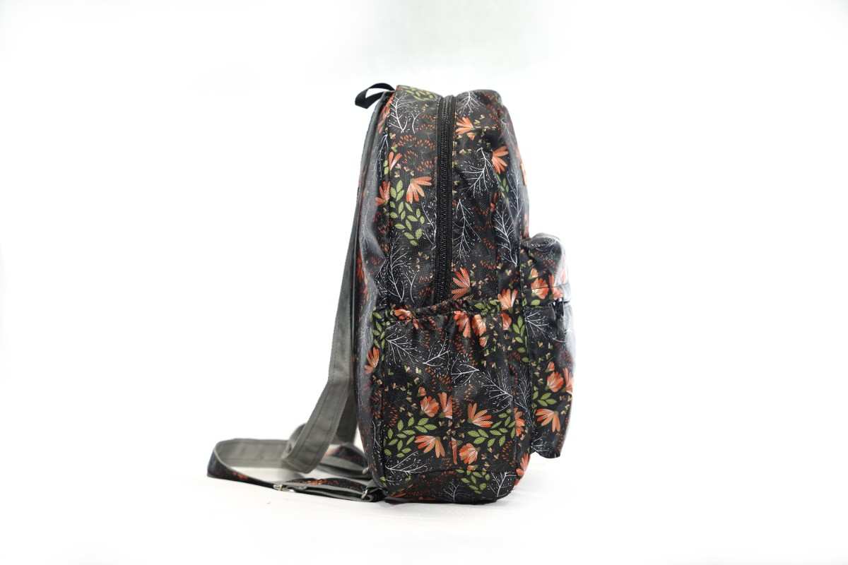 North Pole - flora backpack, college bag - girls bag pack, stylish backpack, lightweight bag, printed backpack, school backpack, casual daypack,Floral Design Backpack , Cute Backpack for Girls , Modern Trendy Backpack