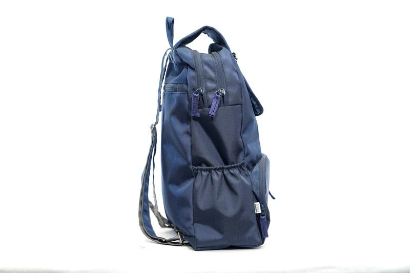 North Pole back pack,DREAM GIRL-Navy Blue,flap pocket backpack, navy blue backpack, stylish backpack, office backpack