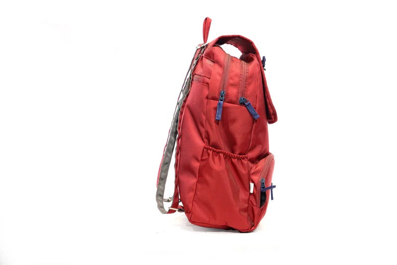 North Pole backpack,DREAM GIRL backpack-Red,flap pocket backpack, navy blue backpack, stylish backpack, office backpack, college backpack, casual backpack
