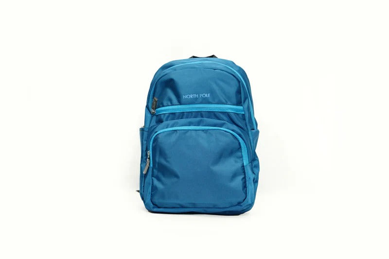North Pole mini bag,SCAILOR Mini Backpack-Sea Blue,  casual day backpack, blue backpack, contrast zipper backpack, school bag, college daypack, compact backpack
