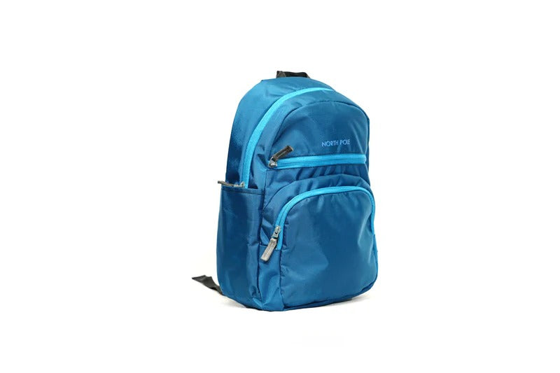 North Pole mini bag,SCAILOR Mini Backpack-Sea Blue,  casual day backpack, blue backpack, contrast zipper backpack, school bag, college daypack, compact backpack