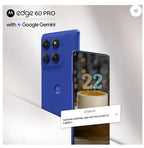 MOTO EDGE 60 PRO 8GB 256GB PANTONE DAZZLING BLUE,Motorola, Edge 60 Pro, Pantone Dazzling Blue, 8GB RAM, 256GB storage, 6000 MAh battery, 6.7″ POLED display,