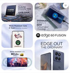 MOTO EDGE 60 FUSION 5G 12GB 256GB PANTONE SLIPSTREAM,Moto Edge 60 Fusion, Moto smartphone, 12GB RAM, 256GB storage, 5G mobile phone, fast performance.
