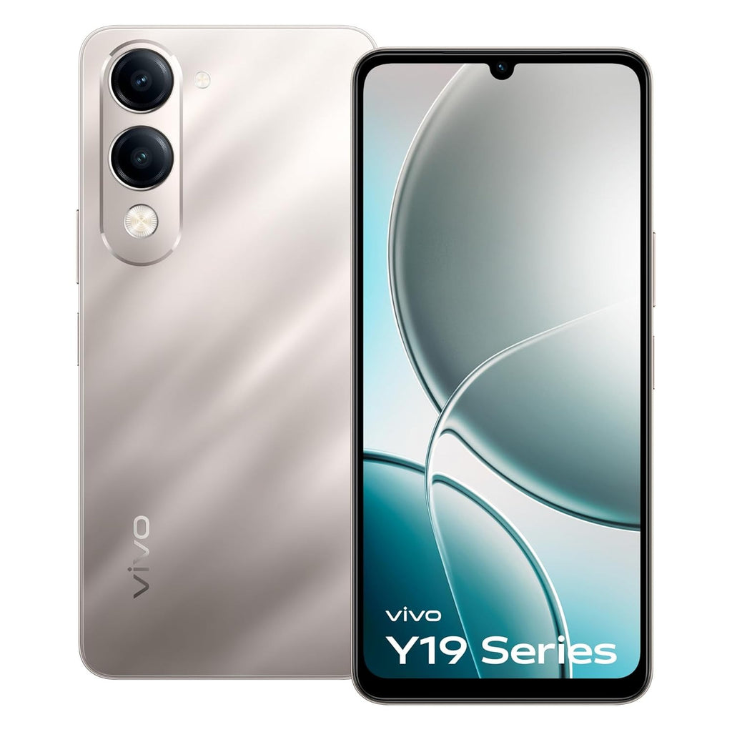 VIVO - Y19 5G 6GB 128GB SILVER,Vivo smartphone, 5G mobile phone, 6GB RAM, 128GB storage, Vivo silver phone, budget 5G phone, long battery smartphone,