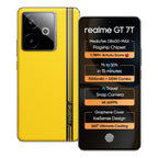 REALME - RMX5058 GT 7T 5G 8GB 256GB RACING YELLOW, 5G smartphone,fast charging, high-performance mobile, Realme GT series