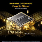 REALME - RMX5058 GT 7T 5G 8GB 256GB RACING YELLOW, 5G smartphone,fast charging, high-performance mobile, Realme GT series
