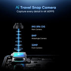 REALME - RMX5058 GT 7T 5G 8GB 256GB RACING YELLOW, 5G smartphone,fast charging, high-performance mobile, Realme GT series